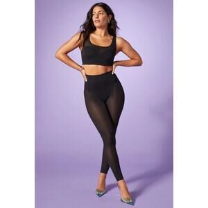 New Fabletics Yitty Mesh Me Smoothing High Waist Legging Black size M
